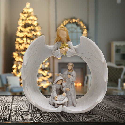 Angel Religious Figurine Resin Craft Home And Garden Decoration